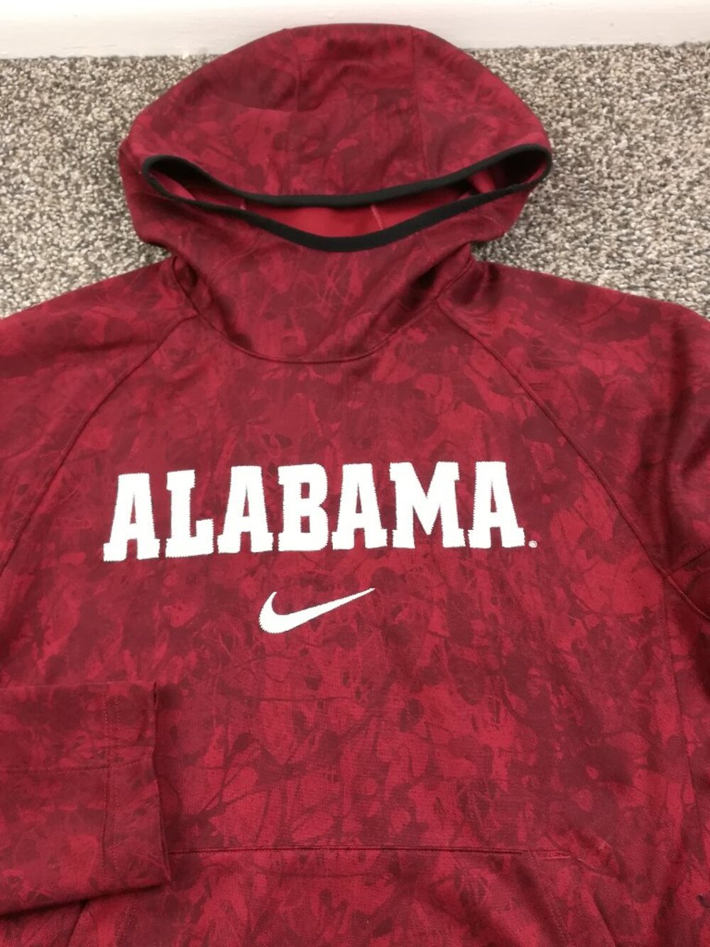 2020 Alabama Crimson Tide Hoodie Sweatshirt Nike Center Swoosh Mens Small